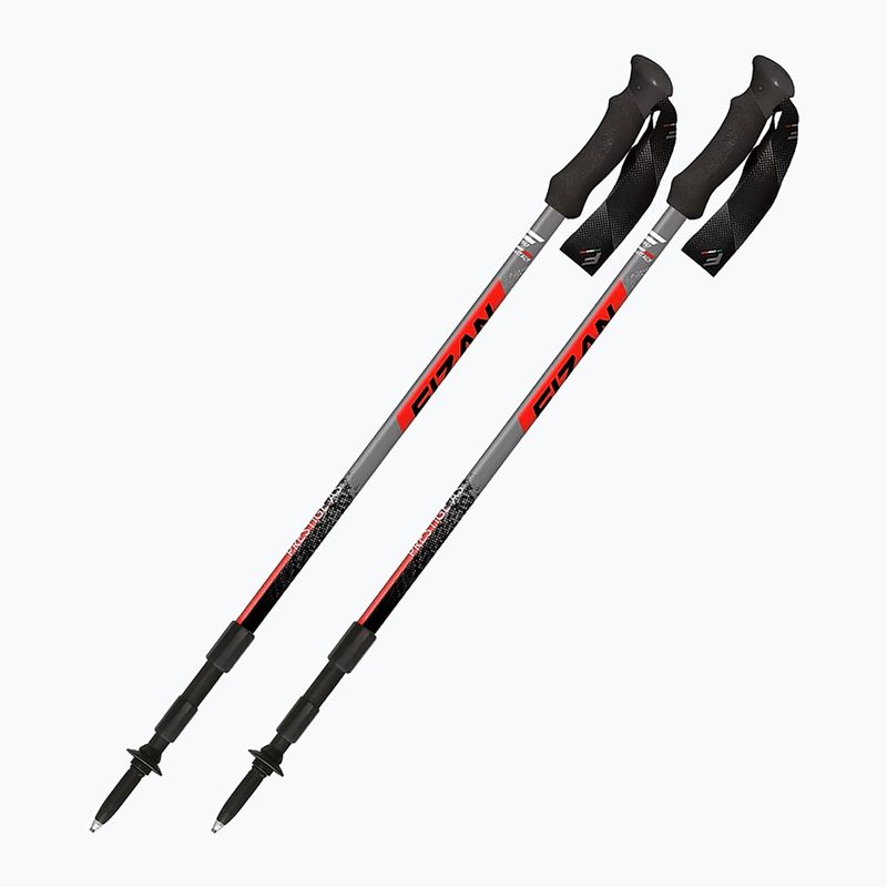 Kije trekkingowe Fizan Prestige A/S red