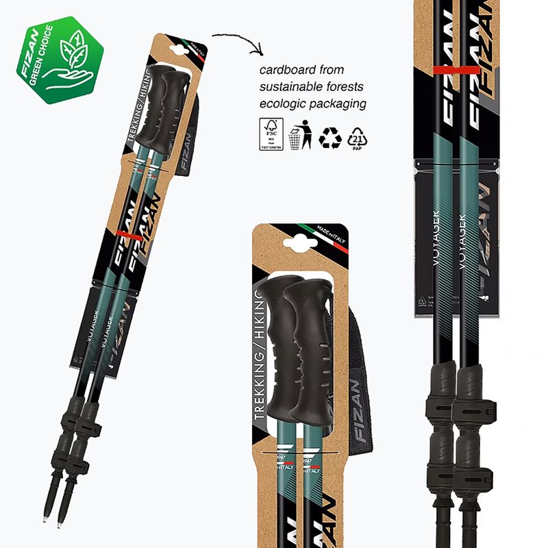 Kije trekkingowe Fizan Voyager petrol 3