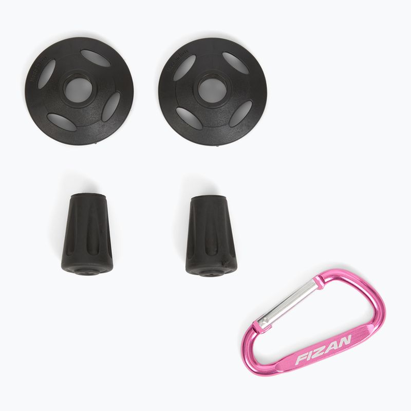 Kije trekkingowe Fizan Tierra grey/coral 7