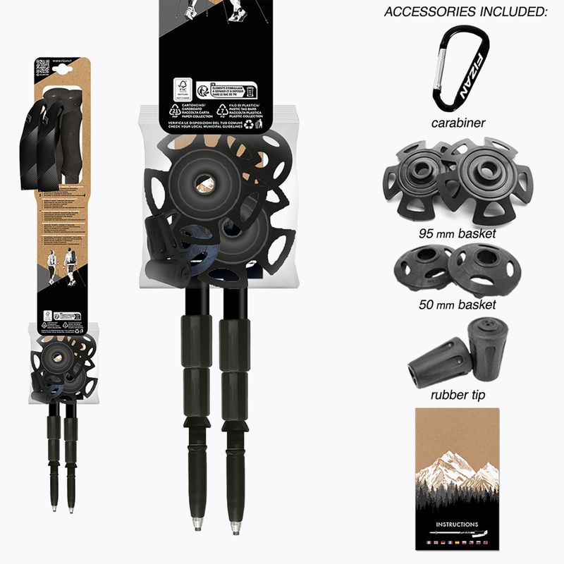 Kije trekkingowe Fizan Lhotse light blue 9