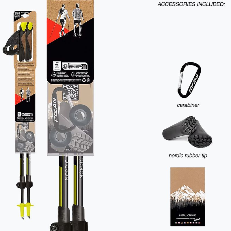 Kije nordic walking Fizan Speed Race grey 4