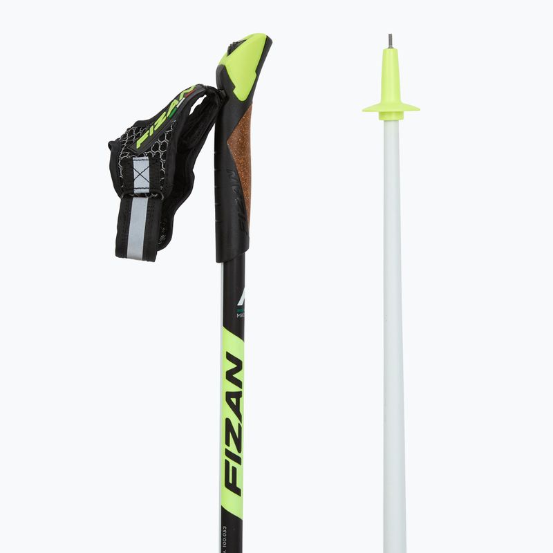 Kije nordic walking Fizan Carbon Race 2025 yellow 3