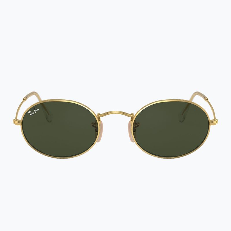 Okulary przeciwsłoneczne Ray-Ban Oval arista gold/green g-15 2