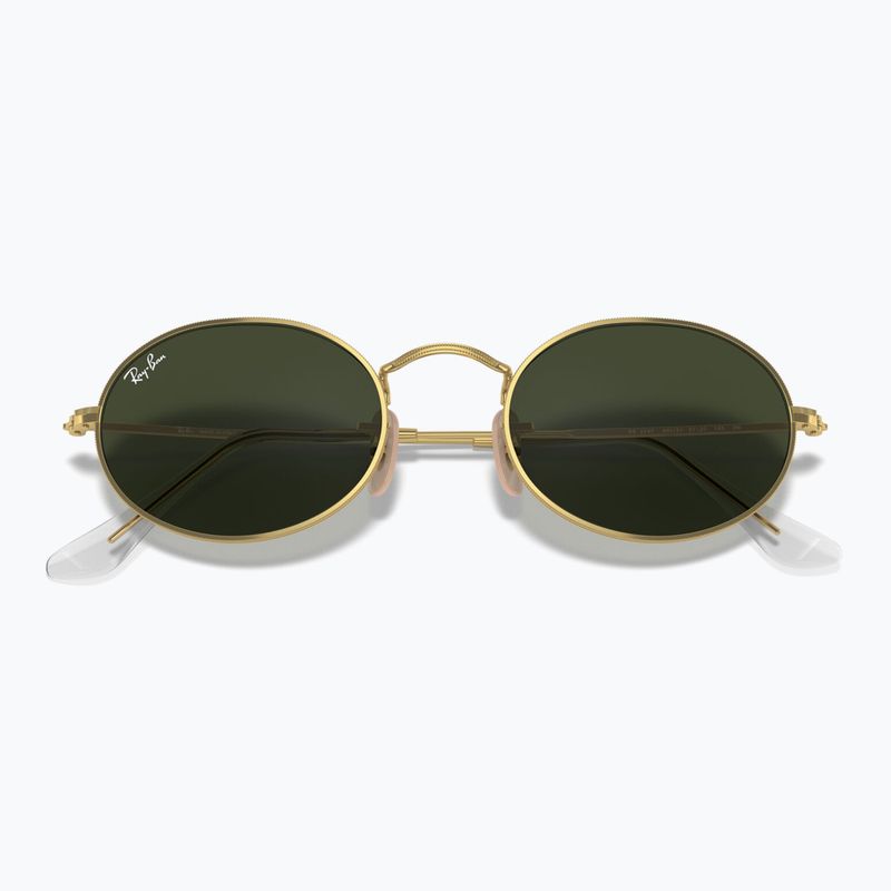 Okulary przeciwsłoneczne Ray-Ban Oval arista gold/green g-15 3