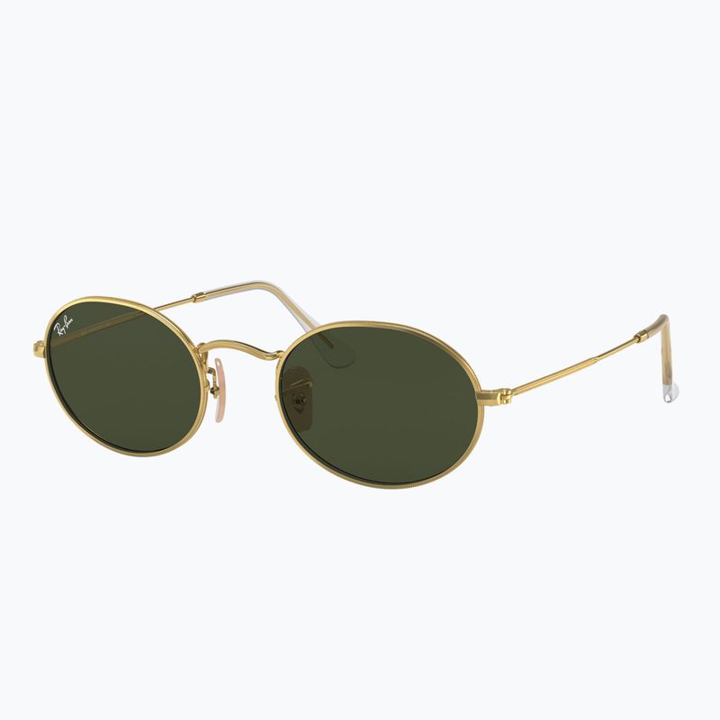 Okulary przeciwsłoneczne Ray-Ban Oval arista gold/green g-15 4