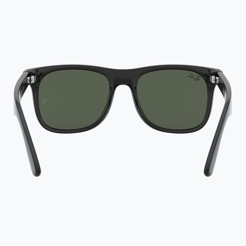 Okulary przeciwsłoneczne dziecięce Ray-Ban Justin black/dark green 6