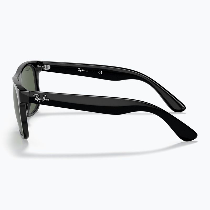 Okulary przeciwsłoneczne dziecięce Ray-Ban Justin black/dark green 7