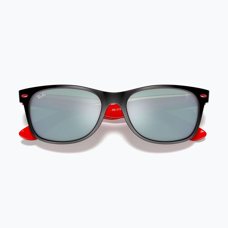 Okulary przeciwsłoneczne Ray-Ban RB2132M Scuderia black/silver flash 3