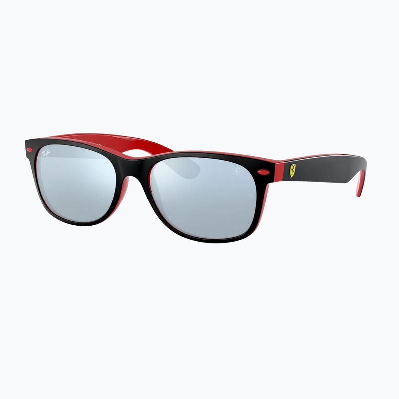 Okulary przeciwsłoneczne Ray-Ban RB2132M Scuderia black/silver flash 4