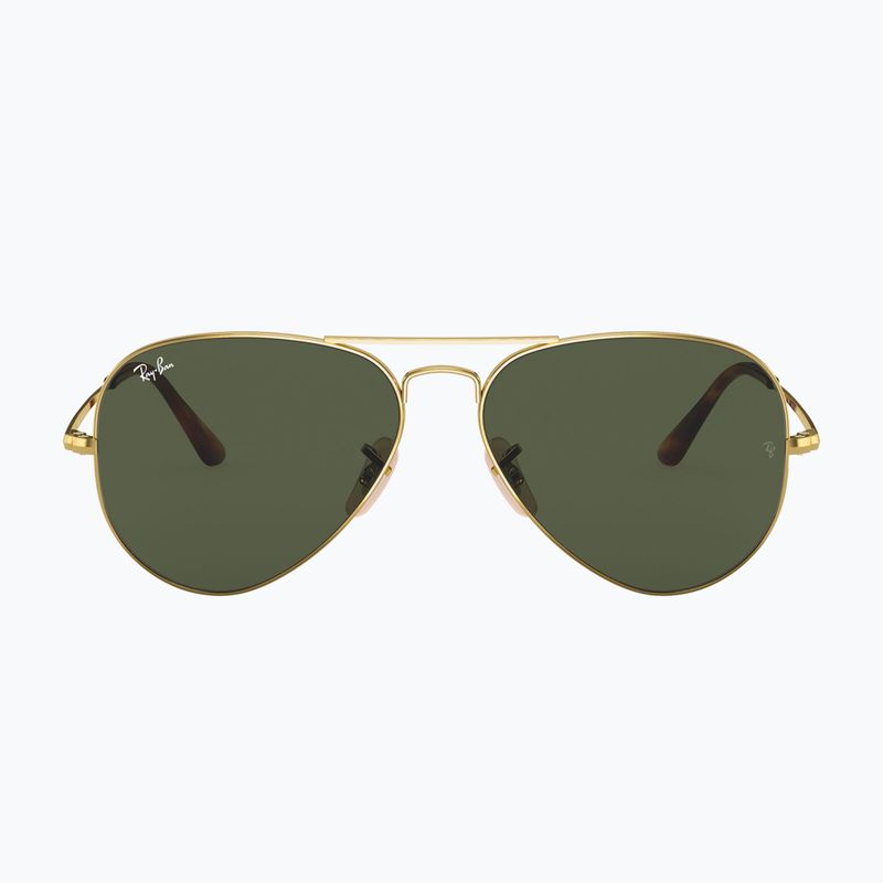 Okulary przeciwsłoneczne Ray-Ban Aviator Metal II gold arista/green g-15 2