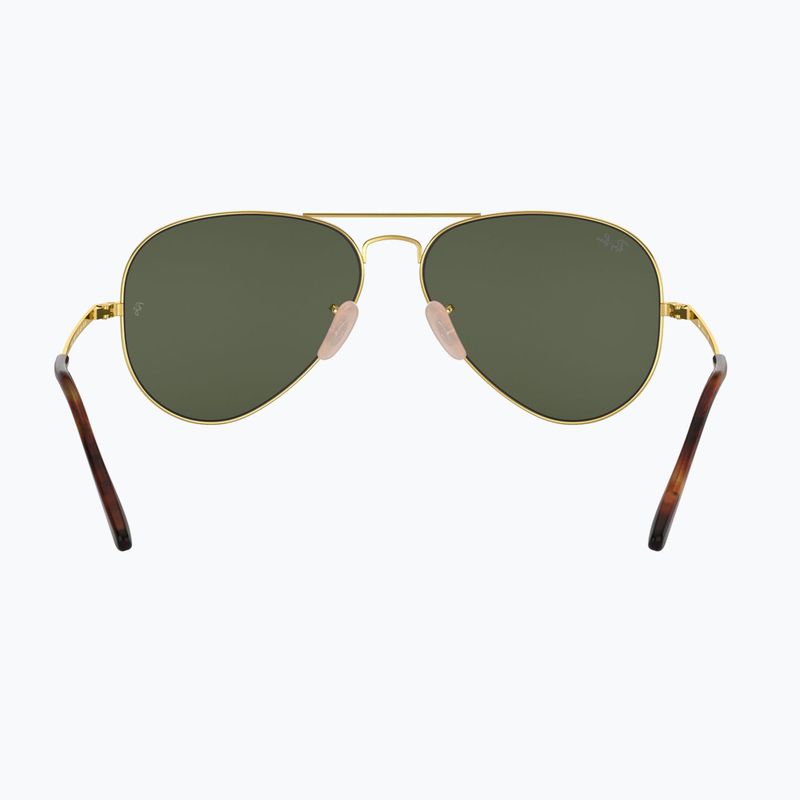 Okulary przeciwsłoneczne Ray-Ban Aviator Metal II gold arista/green g-15 5