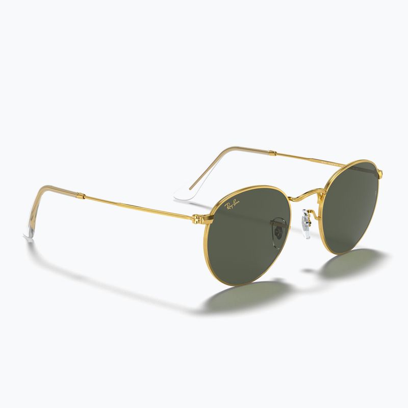 Okulary przeciwsłoneczne Ray-Ban Round Metal gold/green g-15 4