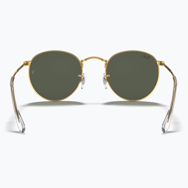 Okulary przeciwsłoneczne Ray-Ban Round Metal gold/green g-15 5