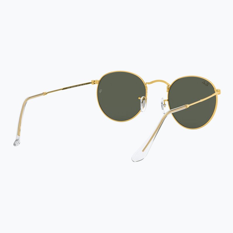 Okulary przeciwsłoneczne Ray-Ban Round Metal gold/green g-15 6