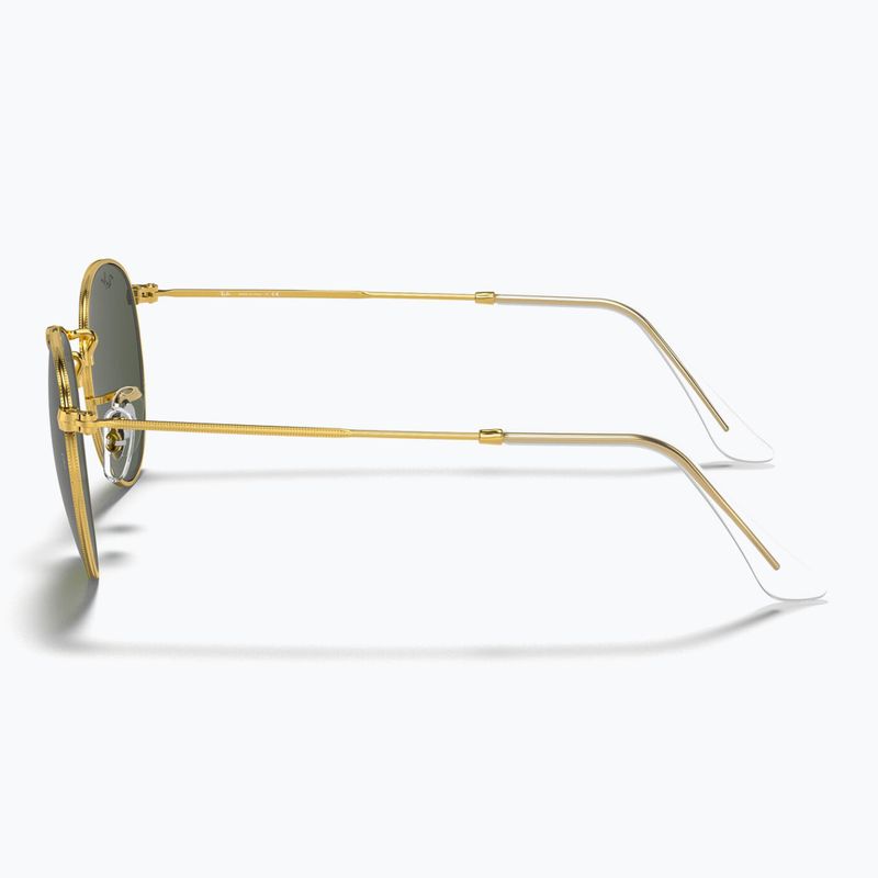 Okulary przeciwsłoneczne Ray-Ban Round Metal gold/green g-15 7
