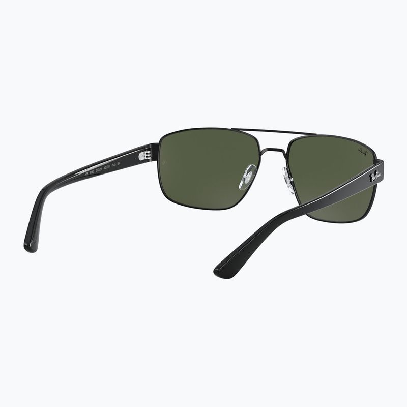 Okulary przeciwsłoneczne Ray-Ban RB3663 black/green g-15 6