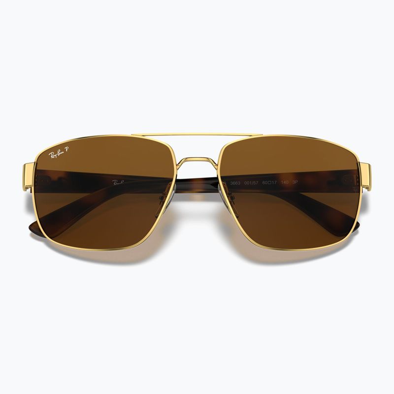 Okulary przeciwsłoneczne Ray-Ban RB3663 arista gold/brown 3