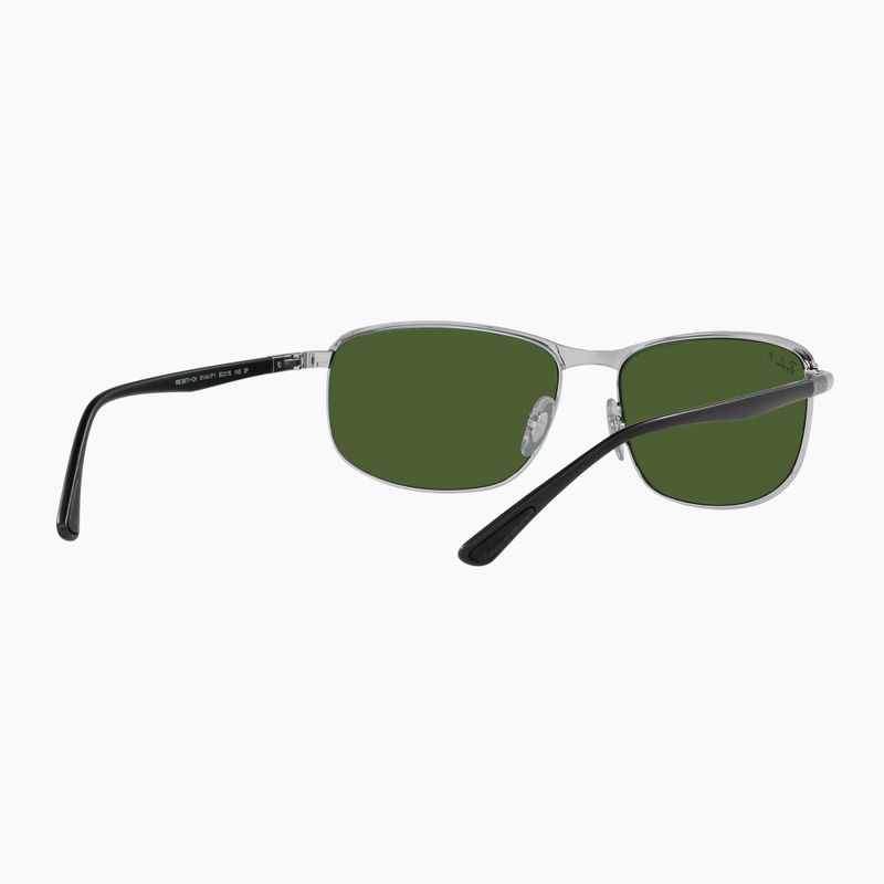 Okulary przeciwsłoneczne Ray-Ban Rb3671 Polarized+ Lenses black silver/dark green polarized+ 6