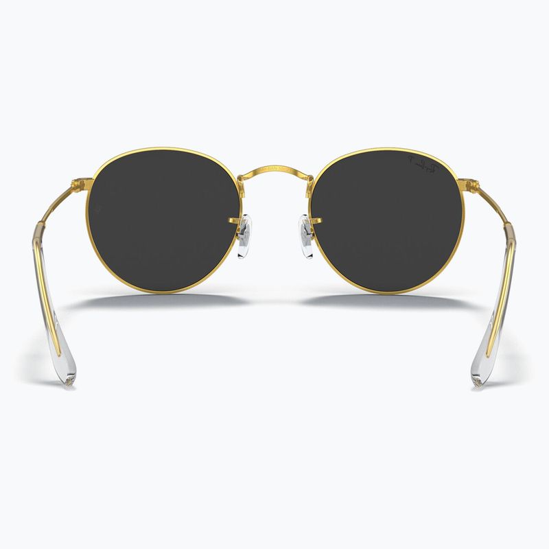 Okulary przeciwsłoneczne Ray-Ban Round Metal gold/black polarized 5