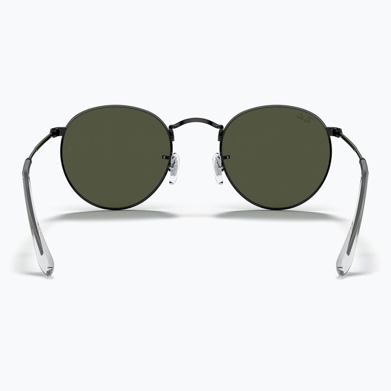 Okulary przeciwsłoneczne Ray-Ban Round Metal black/green g-15 5