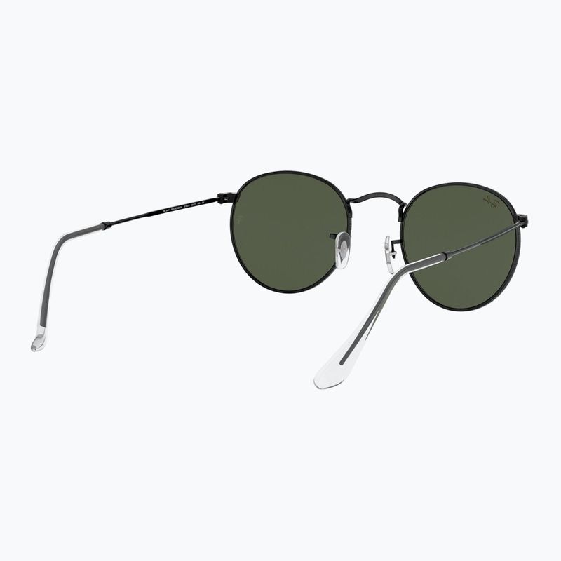 Okulary przeciwsłoneczne Ray-Ban Round Metal black/green g-15 6