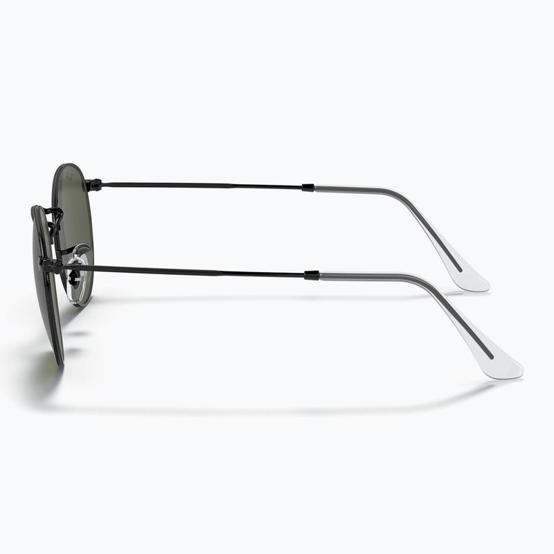 Okulary przeciwsłoneczne Ray-Ban Round Metal black/green g-15 7