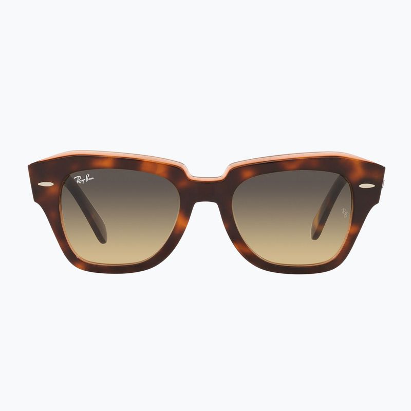 Okulary przeciwsłoneczne Ray-Ban State Street brown/brown gradient 2