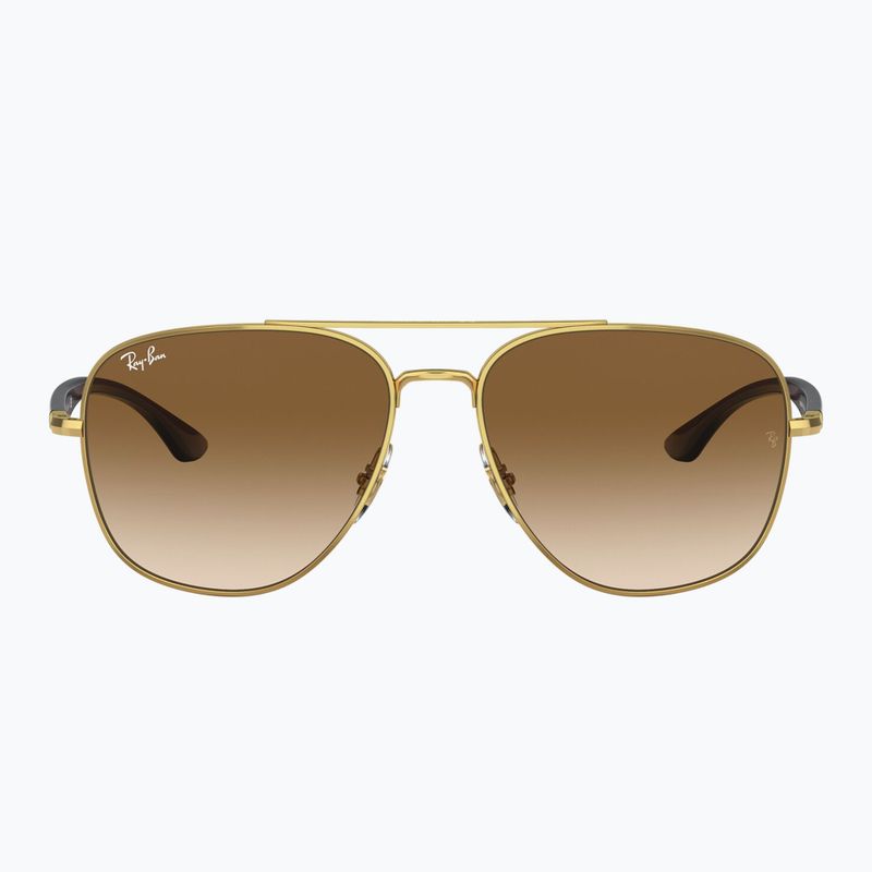 Okulary przeciwsłoneczne Ray-Ban RB3683 arista gold/brown 2