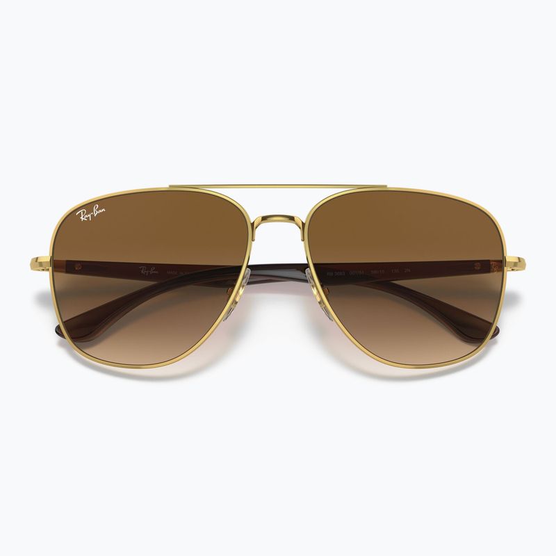 Okulary przeciwsłoneczne Ray-Ban RB3683 arista gold/brown 3