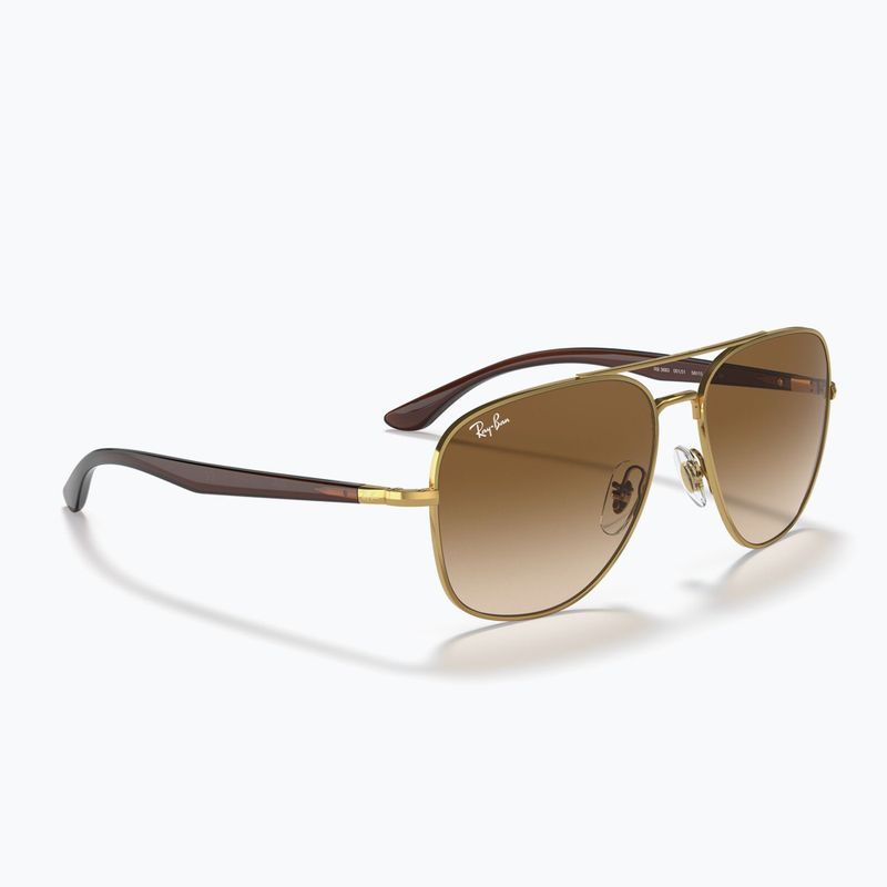Okulary przeciwsłoneczne Ray-Ban RB3683 arista gold/brown 4