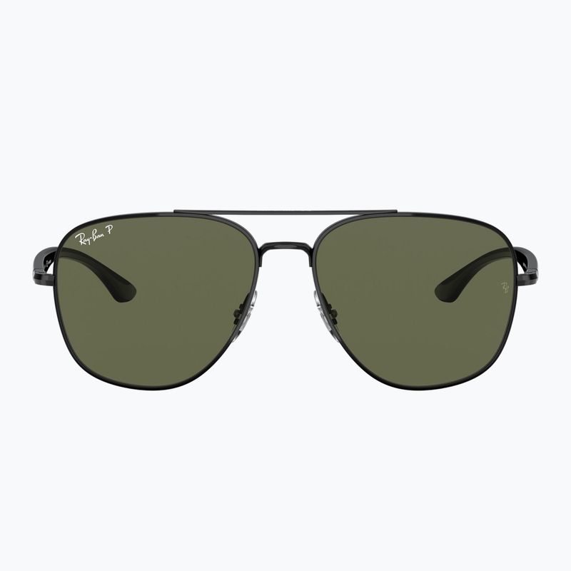 Okulary przeciwsłoneczne Ray-Ban RB3683 black/green g-15 polarized 2