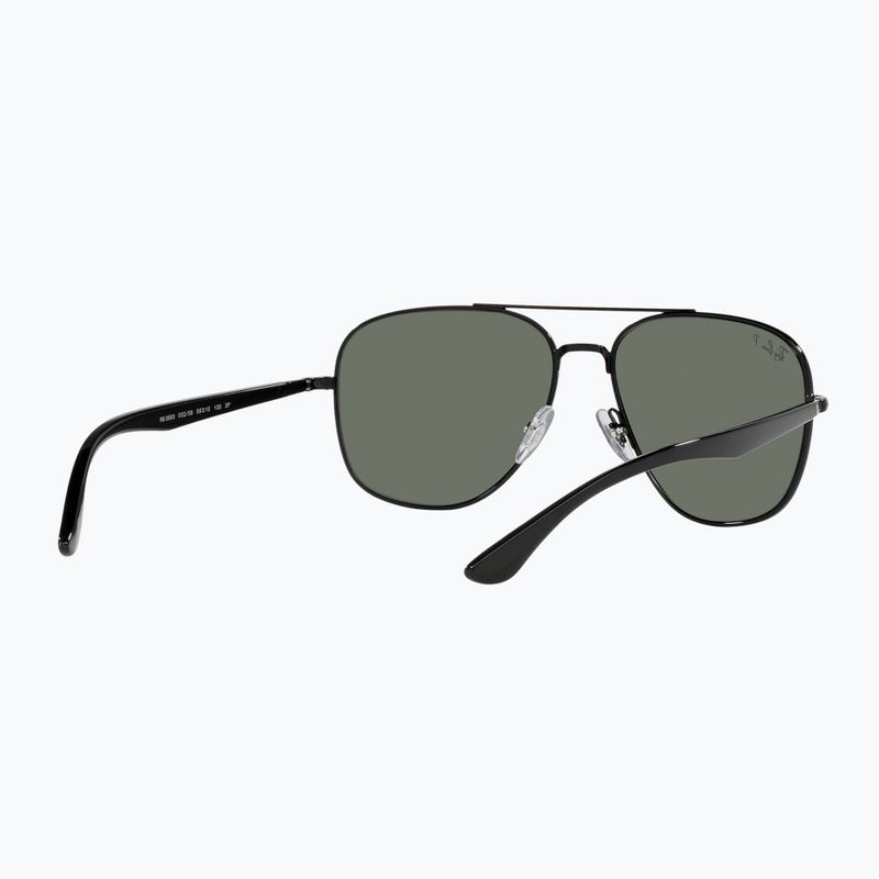Okulary przeciwsłoneczne Ray-Ban RB3683 black/green g-15 polarized 6