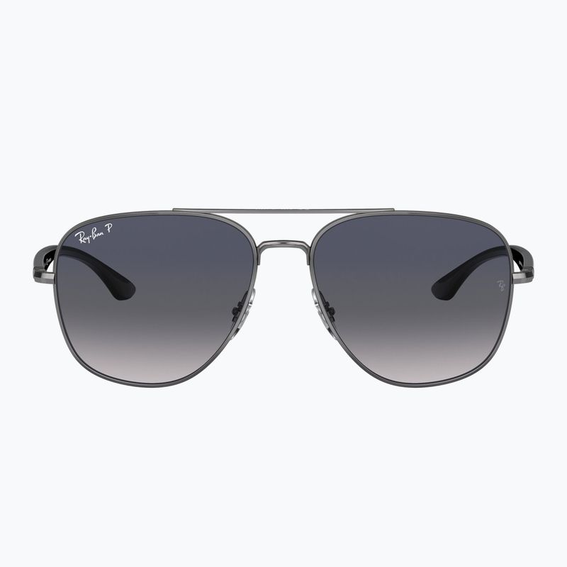 Okulary przeciwsłoneczne Ray-Ban RB3683 brass/blue grey polarized 2