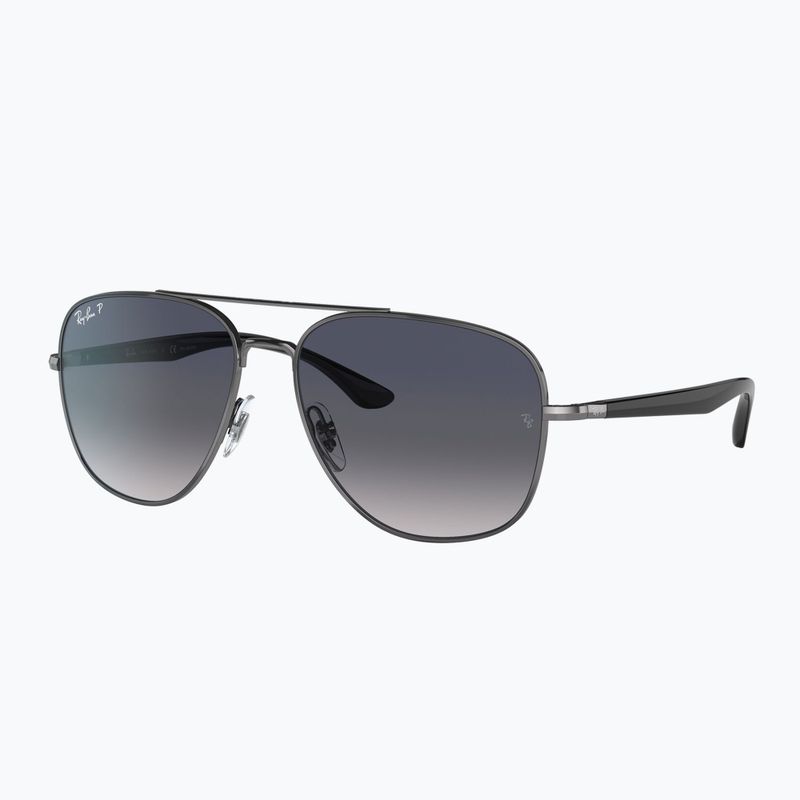 Okulary przeciwsłoneczne Ray-Ban RB3683 brass/blue grey polarized 4
