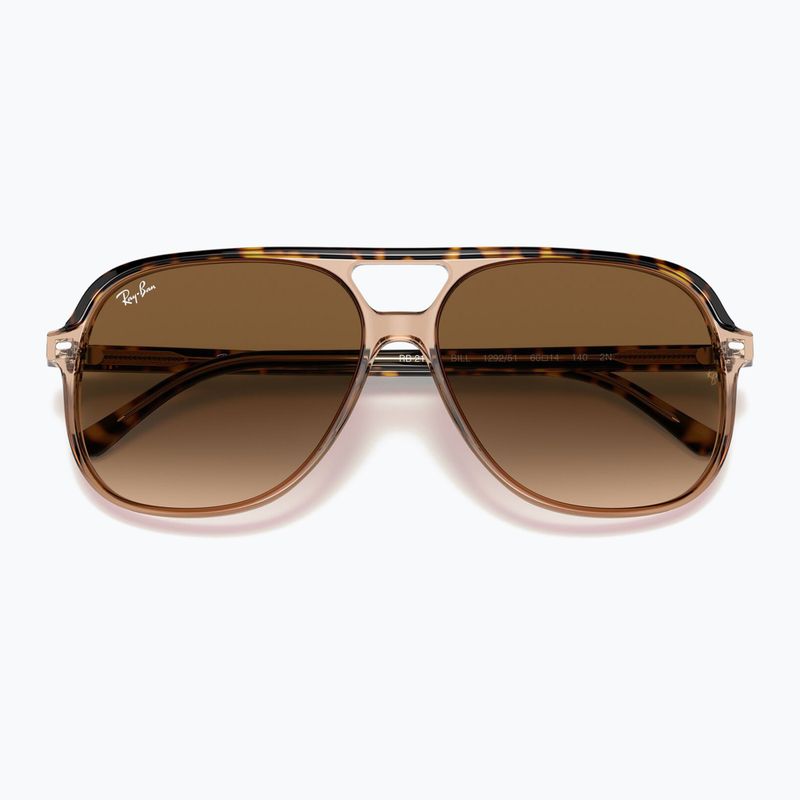 Okulary przeciwsłoneczne Ray-Ban Bill havana brown/transparent brown 3