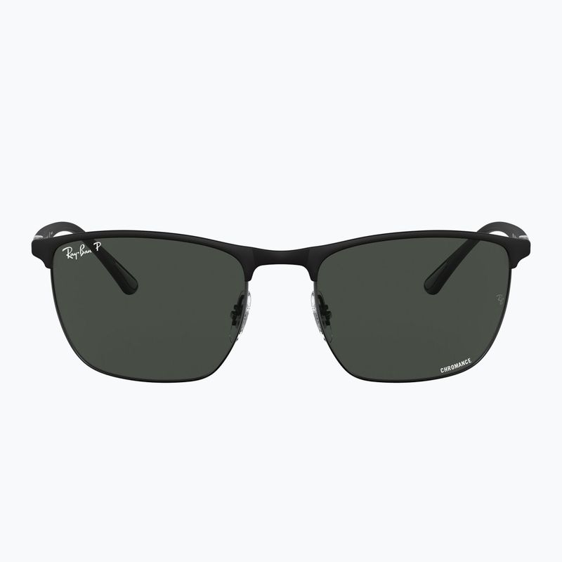Okulary przeciwsłoneczne Ray-Ban RB3686 Polarized+ Lenses matt black/dark grey polarized+ 2