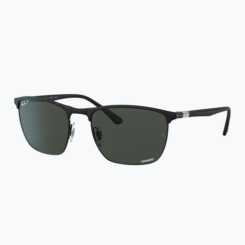 Okulary przeciwsłoneczne Ray-Ban RB3686 Polarized+ Lenses matt black/dark grey polarized+ 4