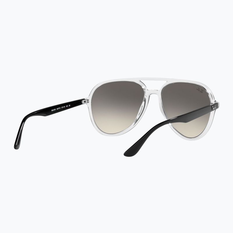 Okulary przeciwsłoneczne Ray-Ban RB4376 polarized transparent/grey gradient 4
