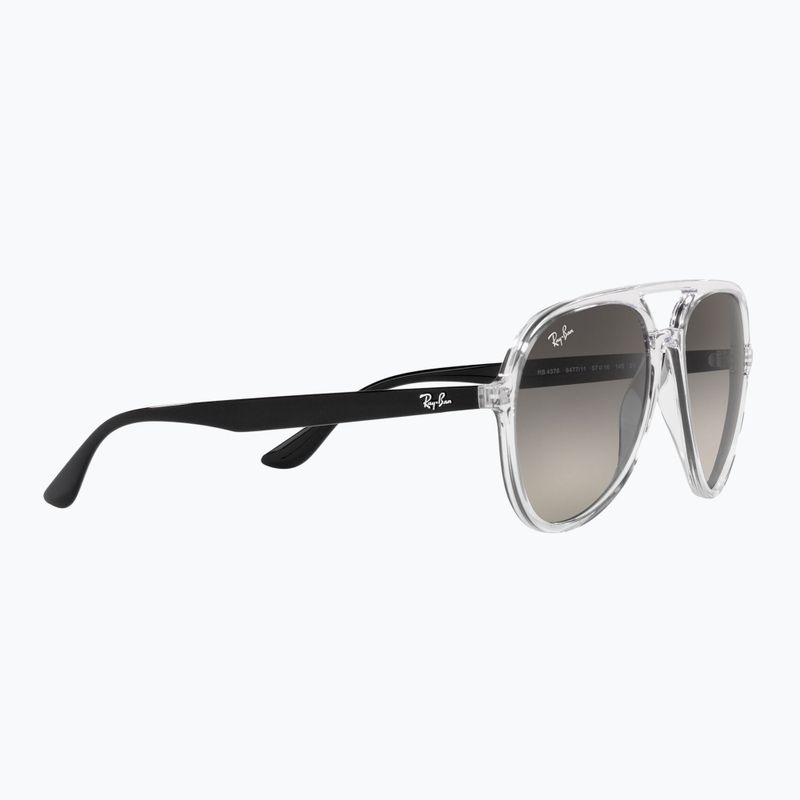 Okulary przeciwsłoneczne Ray-Ban RB4376 polarized transparent/grey gradient 5