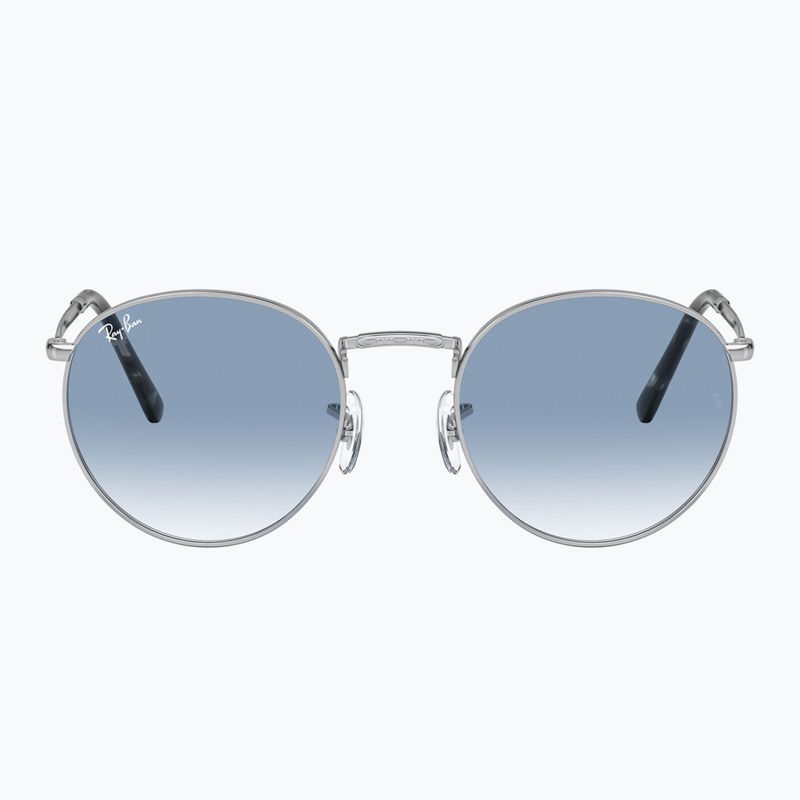 Okulary przeciwsłoneczne Ray-Ban New Round silver/blue 2