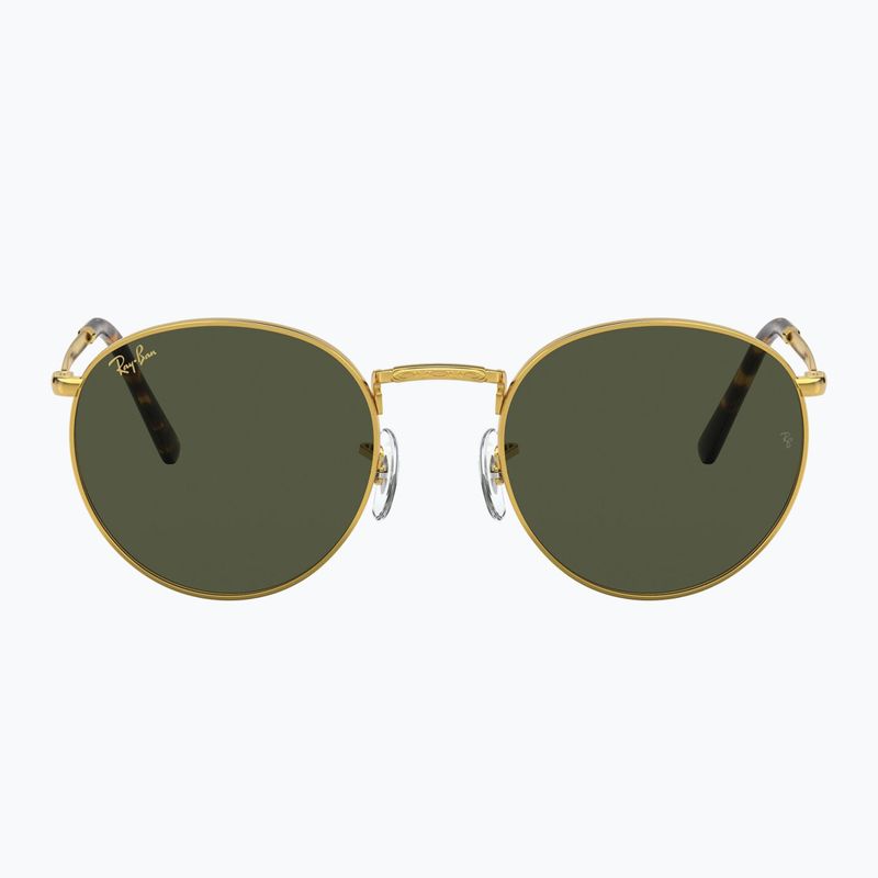Okulary przeciwsłoneczne Ray-Ban New Round gold/green 2
