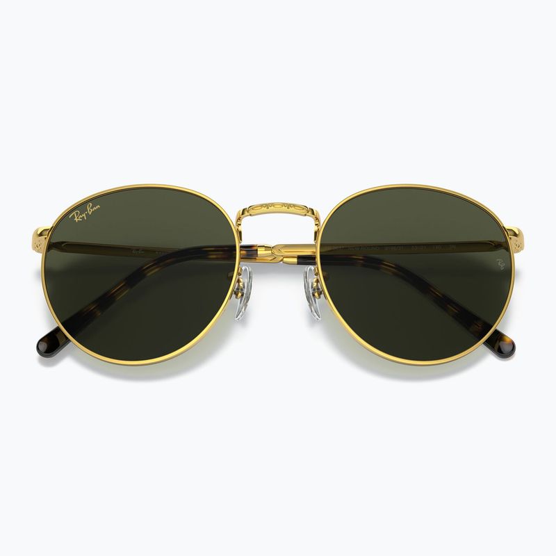 Okulary przeciwsłoneczne Ray-Ban New Round gold/green 3