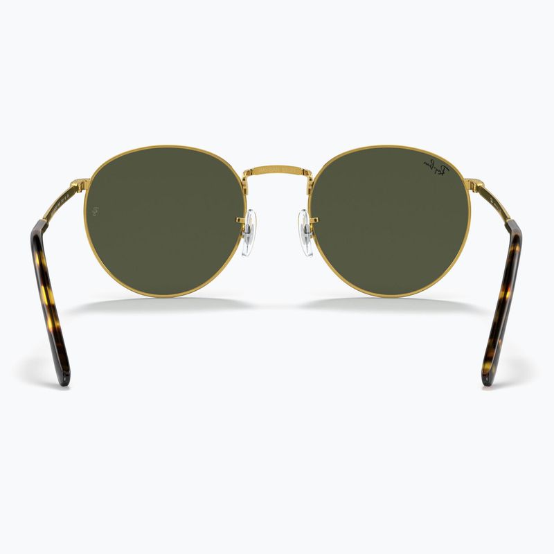 Okulary przeciwsłoneczne Ray-Ban New Round gold/green 5