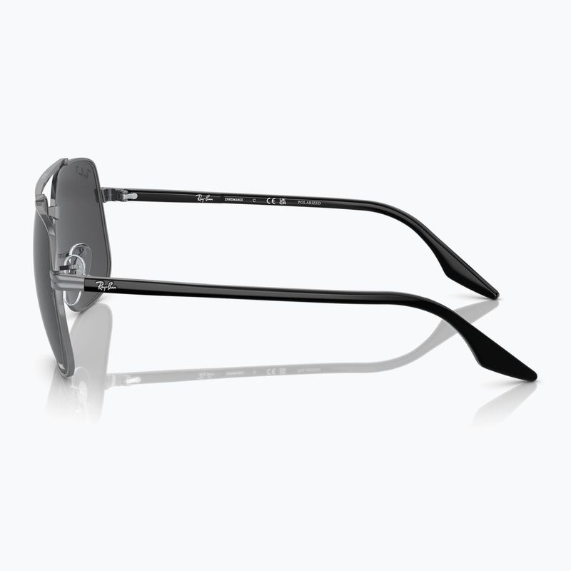 Okulary przeciwsłoneczne Ray-Ban RB3699 Polarized+ Lenses brass/dark grey polarized+ 7