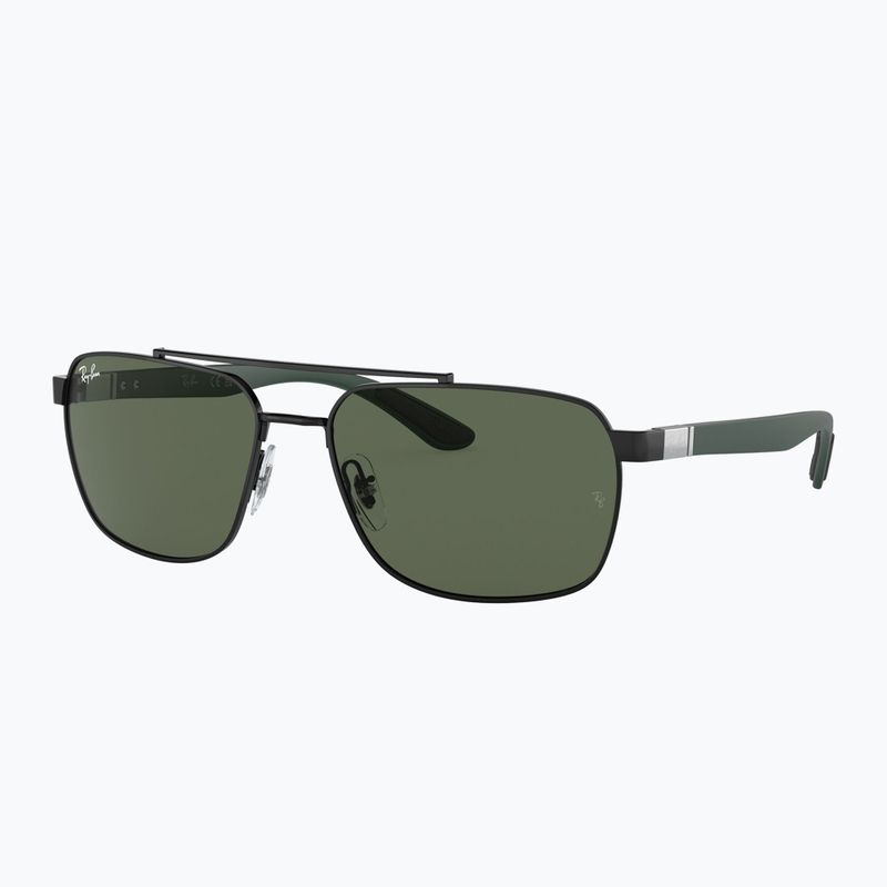 Okulary przeciwsłoneczne Ray-Ban RB3701 black/dark green 4