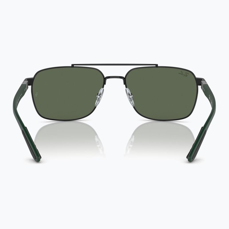 Okulary przeciwsłoneczne Ray-Ban RB3701 black/dark green 5