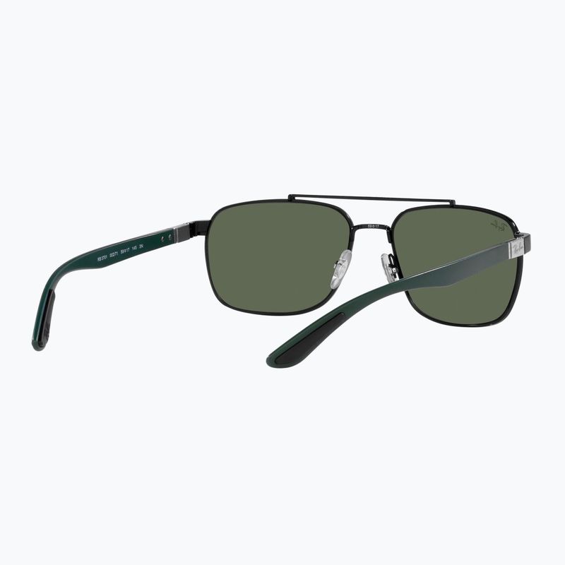 Okulary przeciwsłoneczne Ray-Ban RB3701 black/dark green 6