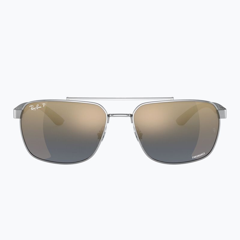 Okulary przeciwsłoneczne Ray-Ban RB3701 Polarized+ Lenses silver/blue gold polarized+ 2