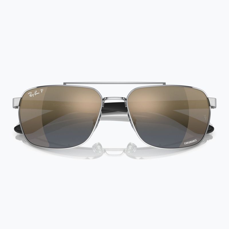 Okulary przeciwsłoneczne Ray-Ban RB3701 Polarized+ Lenses silver/blue gold polarized+ 3