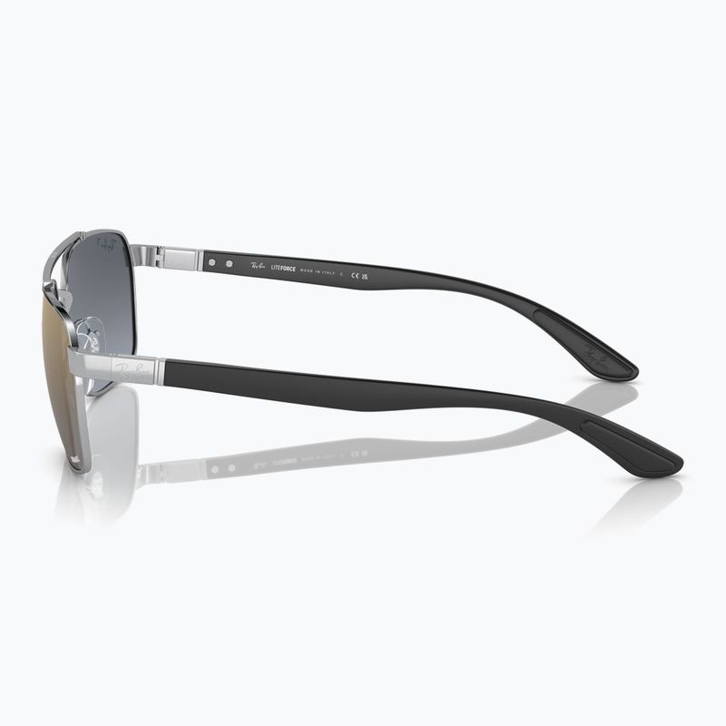 Okulary przeciwsłoneczne Ray-Ban RB3701 Polarized+ Lenses silver/blue gold polarized+ 7